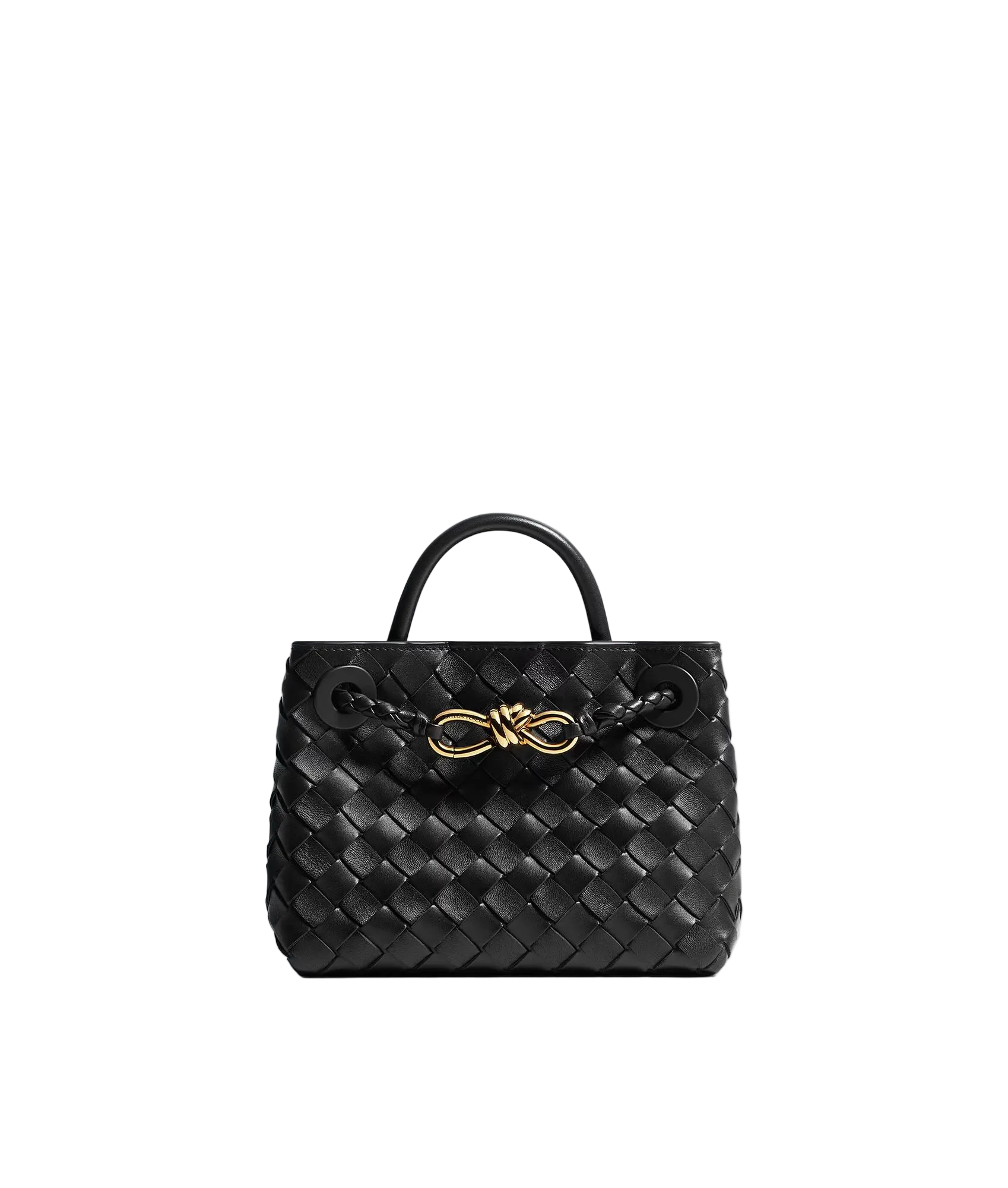 BV Black Andiamo Mini Leather Tote
