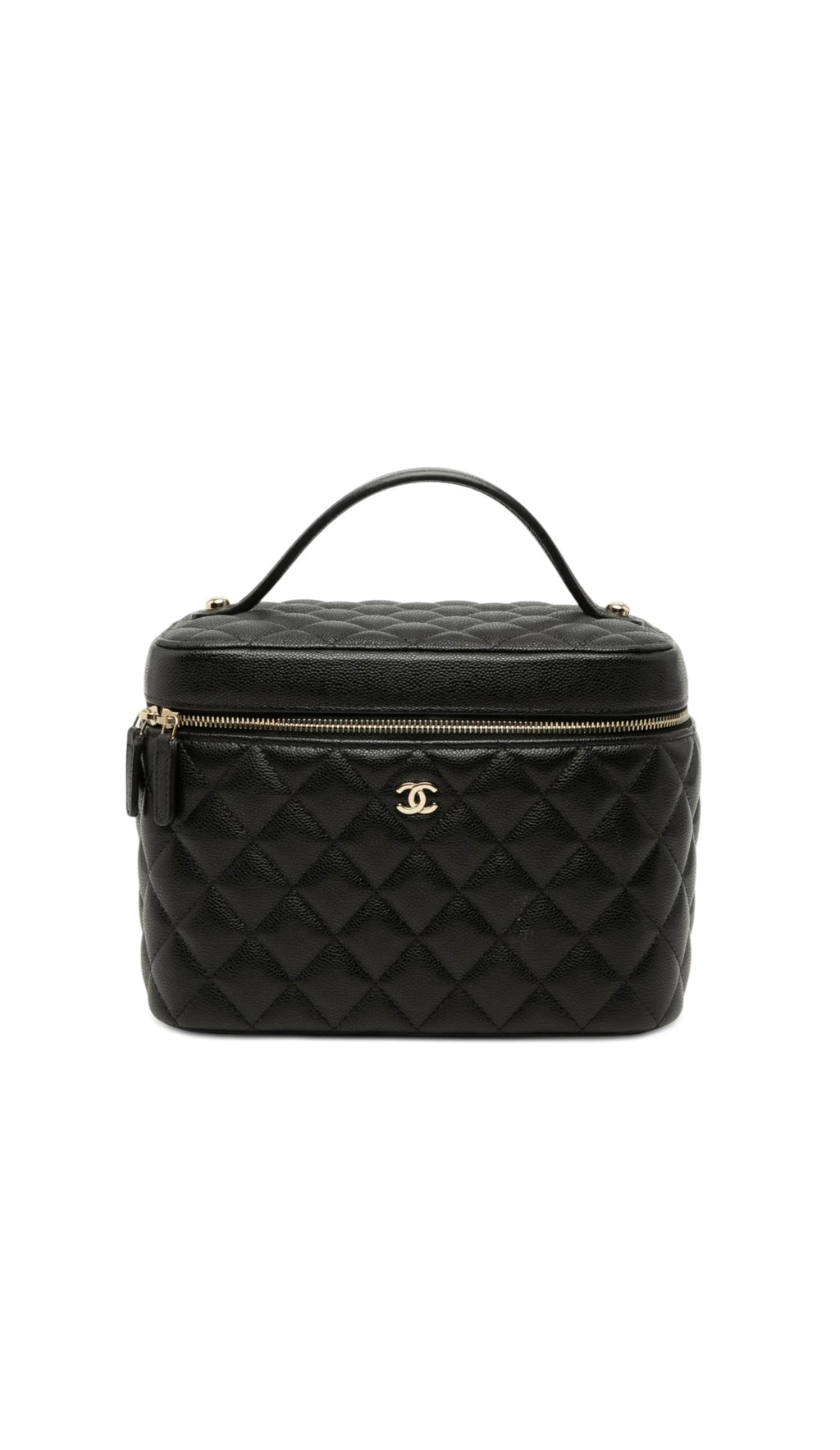 CHNL Medium Caviar Case Vanity Bag