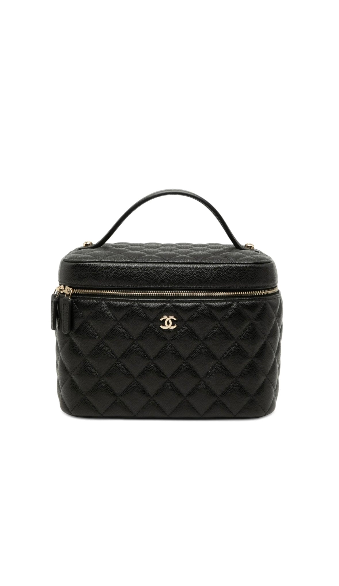 CHNL Medium Caviar Case Vanity Bag