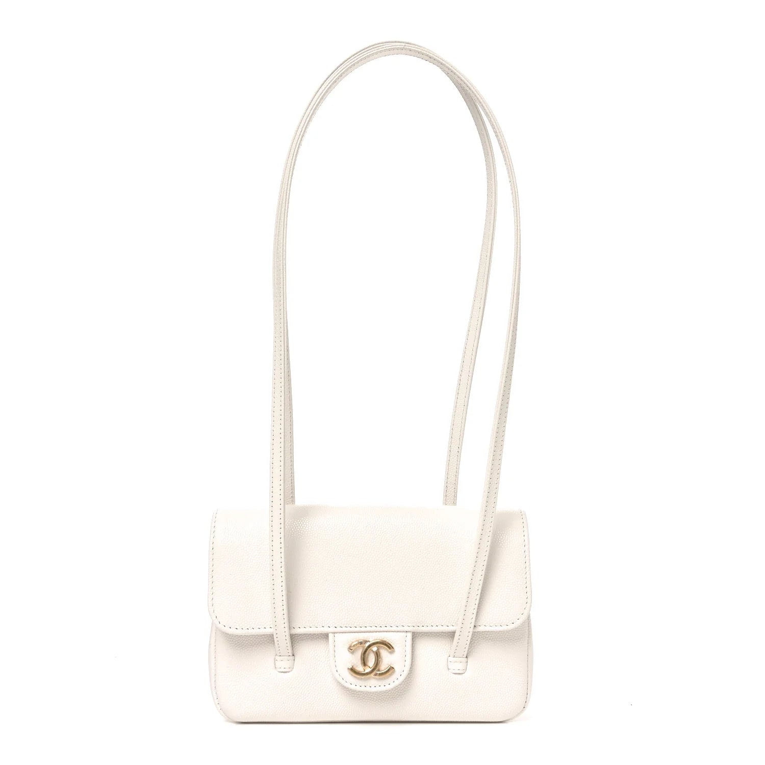 CHNL Preppy Mini White Bag