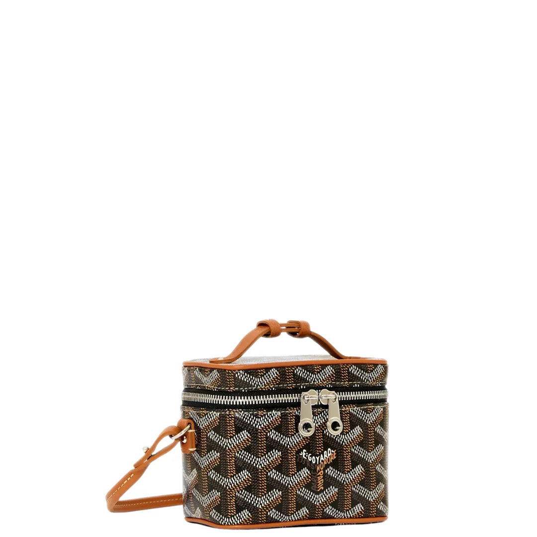GYRD Tan/Black Nano Vanity Bag