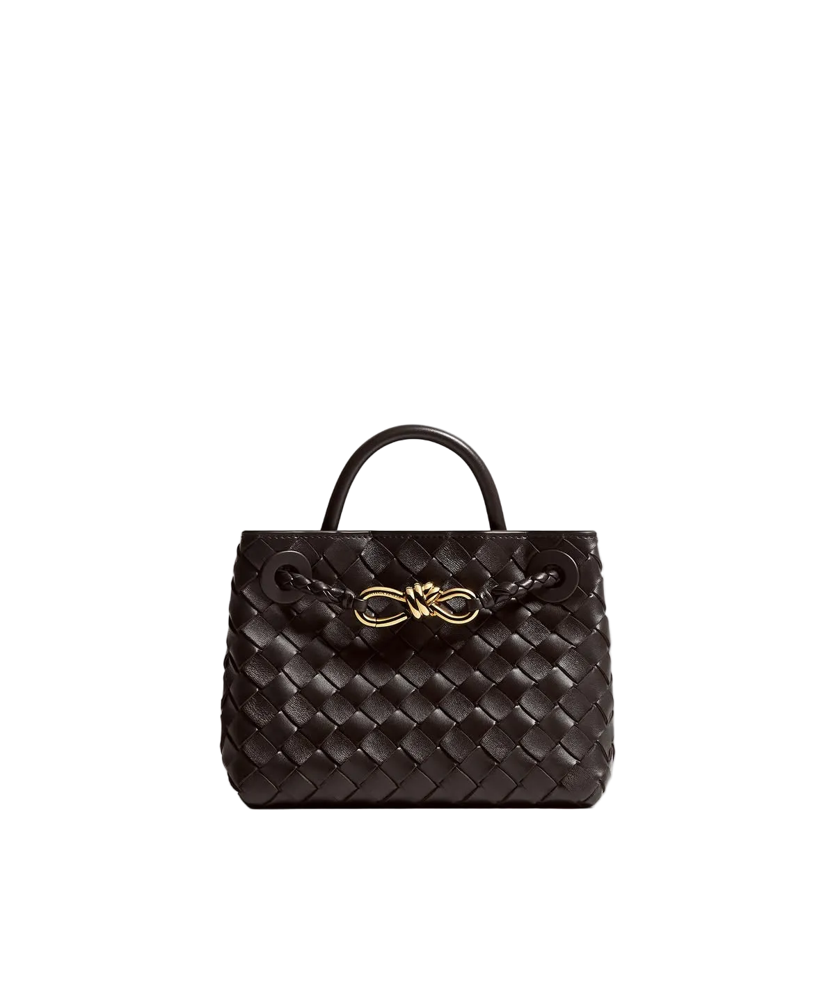 BV Brown Andiamo Mini Leather Bag