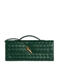 BV Green Long Andiamo Hand Clutch