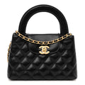 CHNL Black Mini Kelly Calfskin