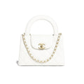 CHNL White Mini Kelly Calfskin