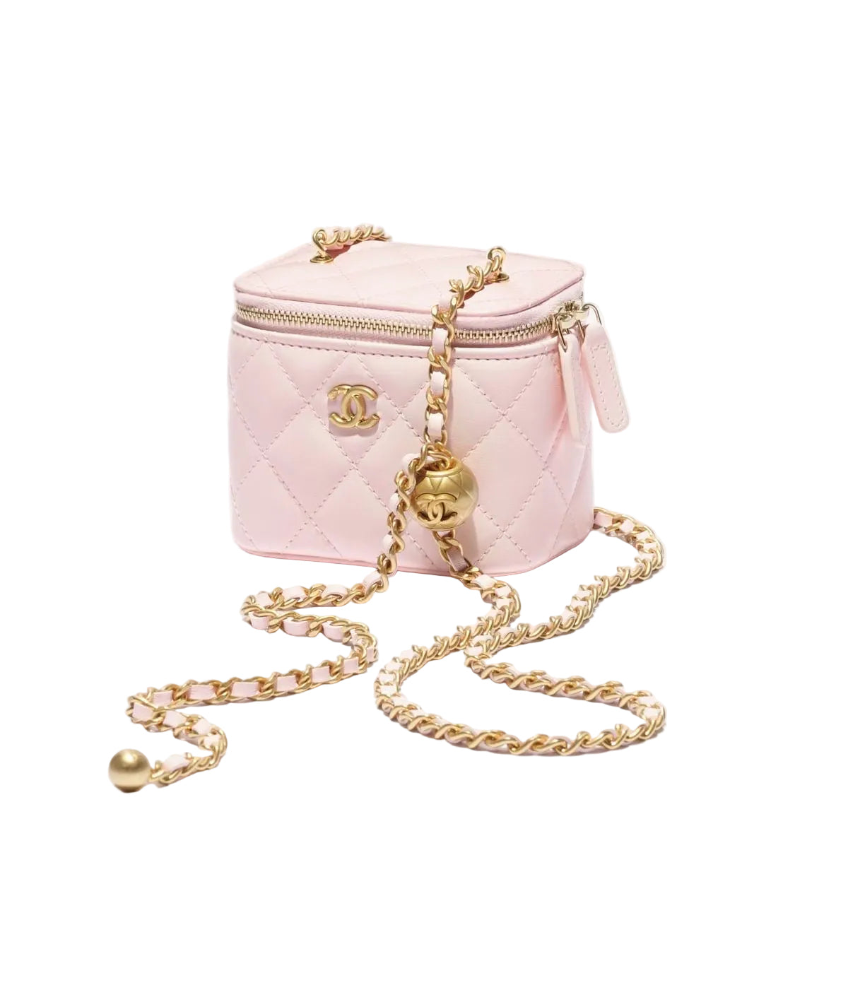 CHNL Pink Mini Vanity Bag