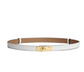HRMS White/Gold Belt