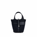 HRMS Black Picotin Lock 18 Pocket Silver Hardware