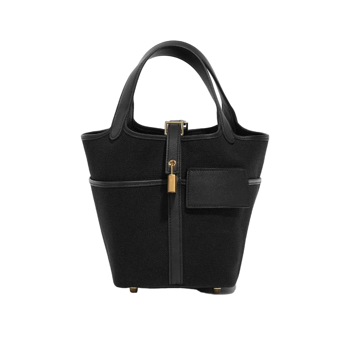 HRMS Black Picotin Lock 18 Pocket Gold Hardware