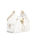CHNL White Mini 25 Hobo Caviar